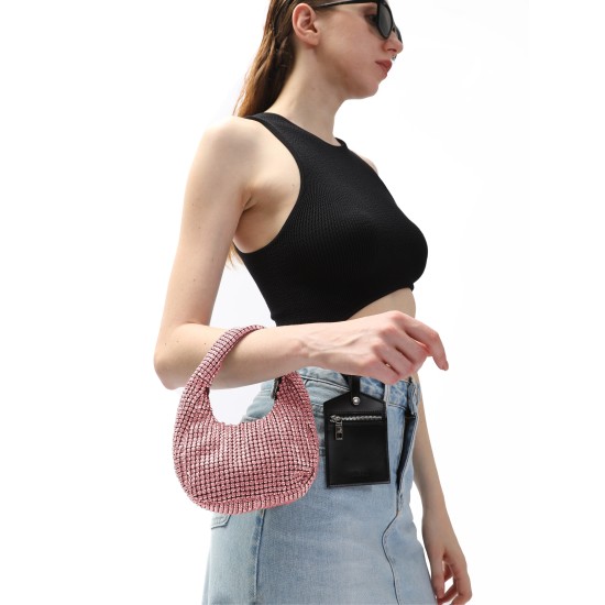 Crystal mini handbag - Memoo.com